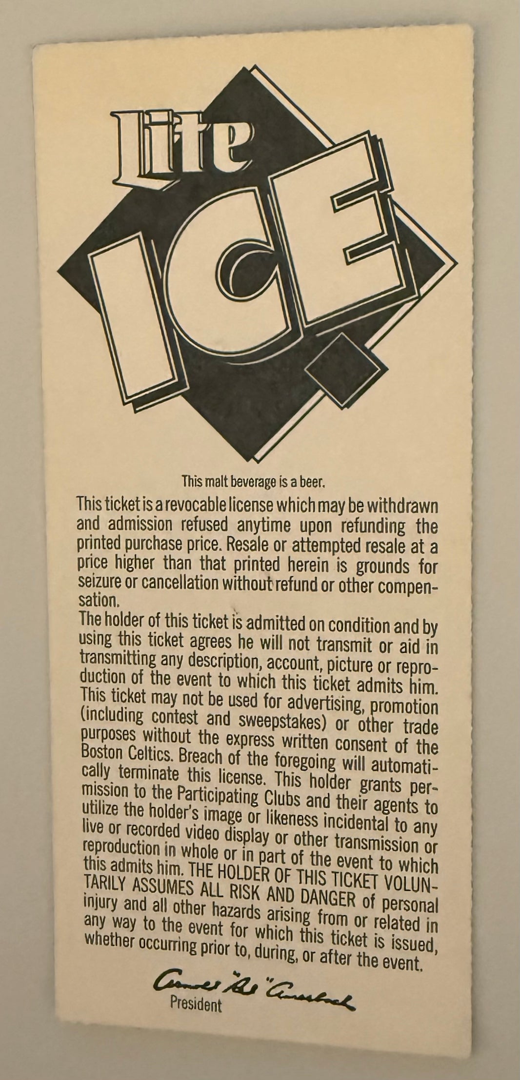 4/21/1995 Last Regular Season Game at Boston Gardens