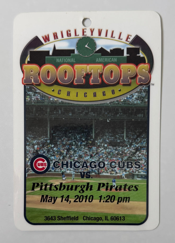 2010 Wrigleyville Rooftops Pass, Cubs versus Pirates, May 14, 2010