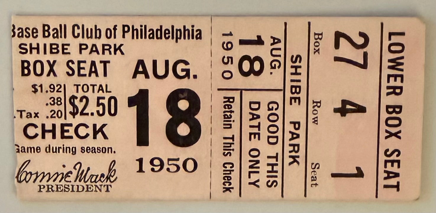 August 18, 1950, Joe DiMaggio Game Winning HR