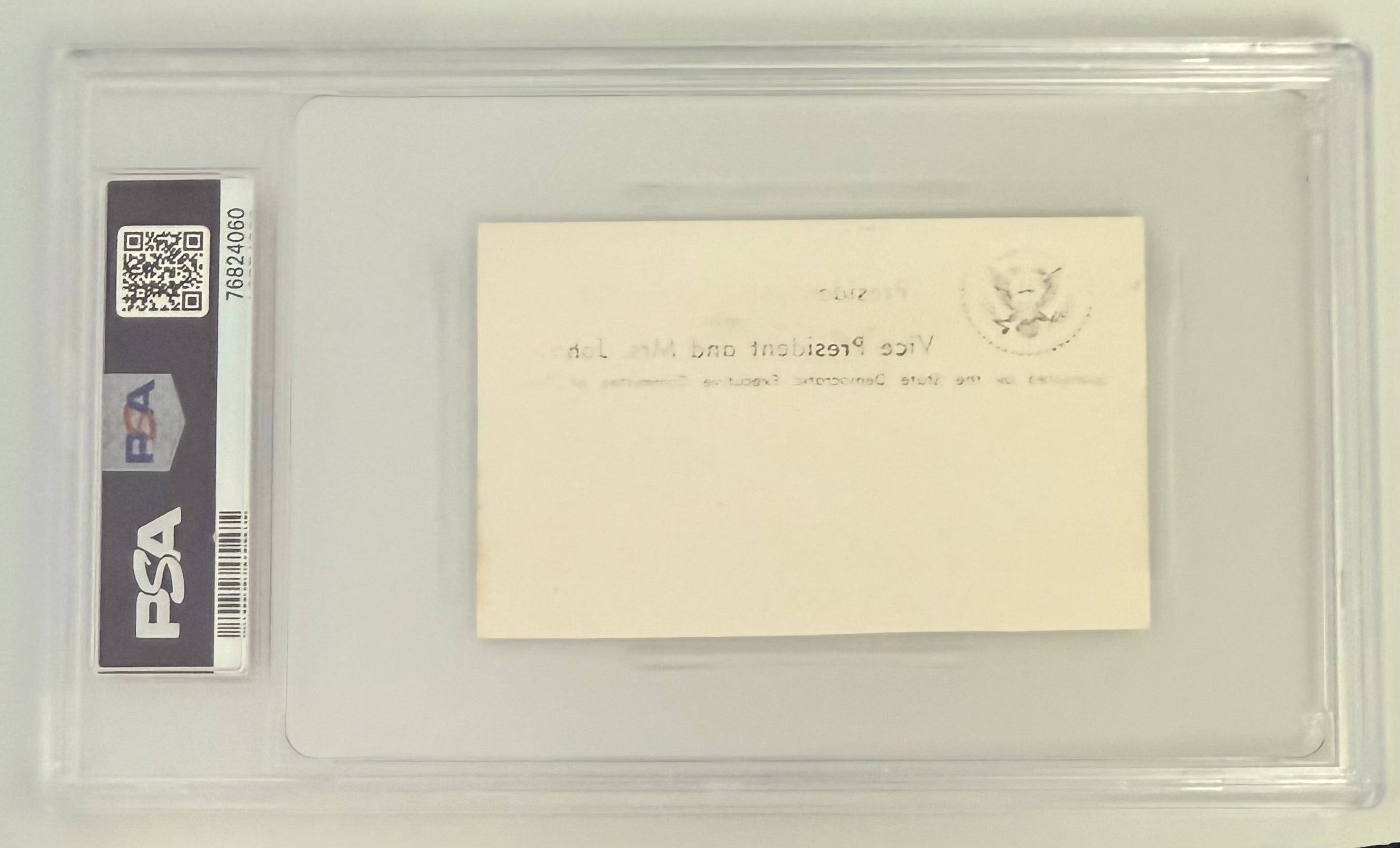 November 22, 1963, Press Pass - Welcome Dinner - Cancelled After JFK Assassination