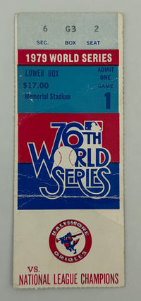 1979 World Series Game 1, Poor Condition, 10/10/1979, Willie Stargell Home Run