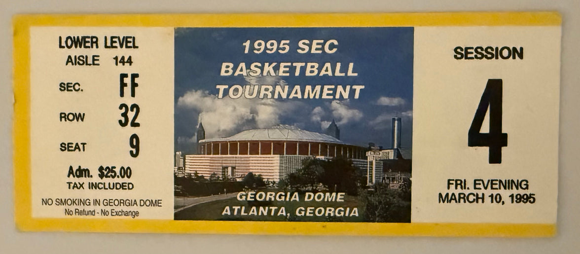 1995 SEC Basketball Tournament at the Georgia Dome in Atlanta, Session 4, March 10, 1995