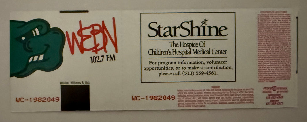 1998 Reds versus Bengals Charity Basketball Game at the Shoemaker Center in Cincinnati, 2/13/1998