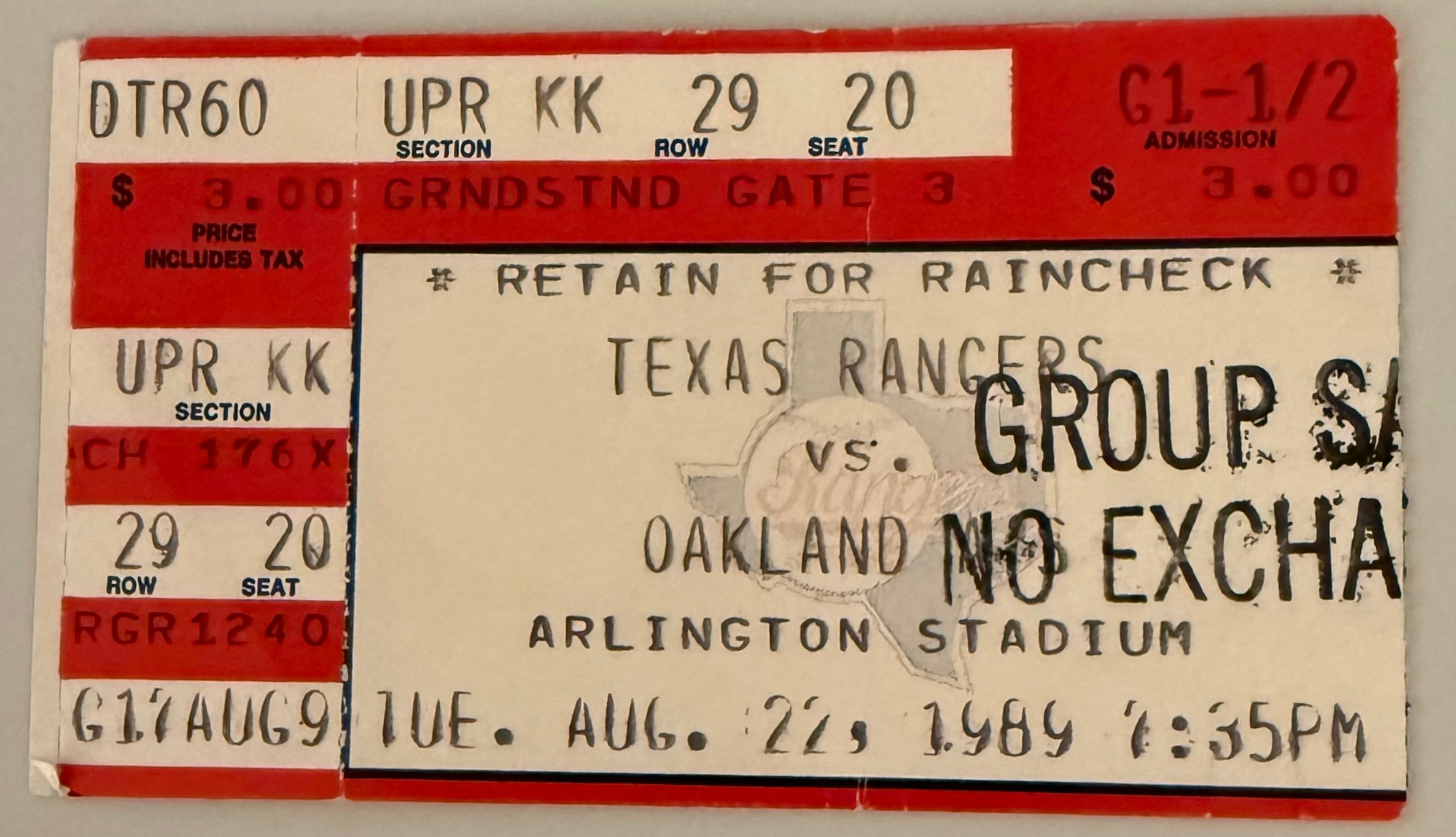 August 22, 1989, Nolan Ryan 5000th Strike Out