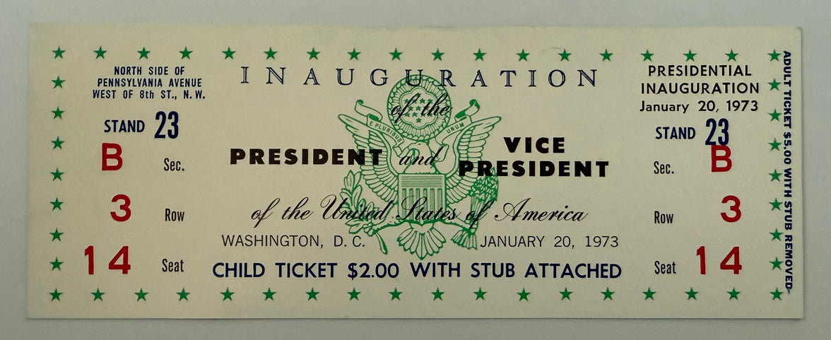 1973 Inauguration of Richard Nixon and Spiro Agnew