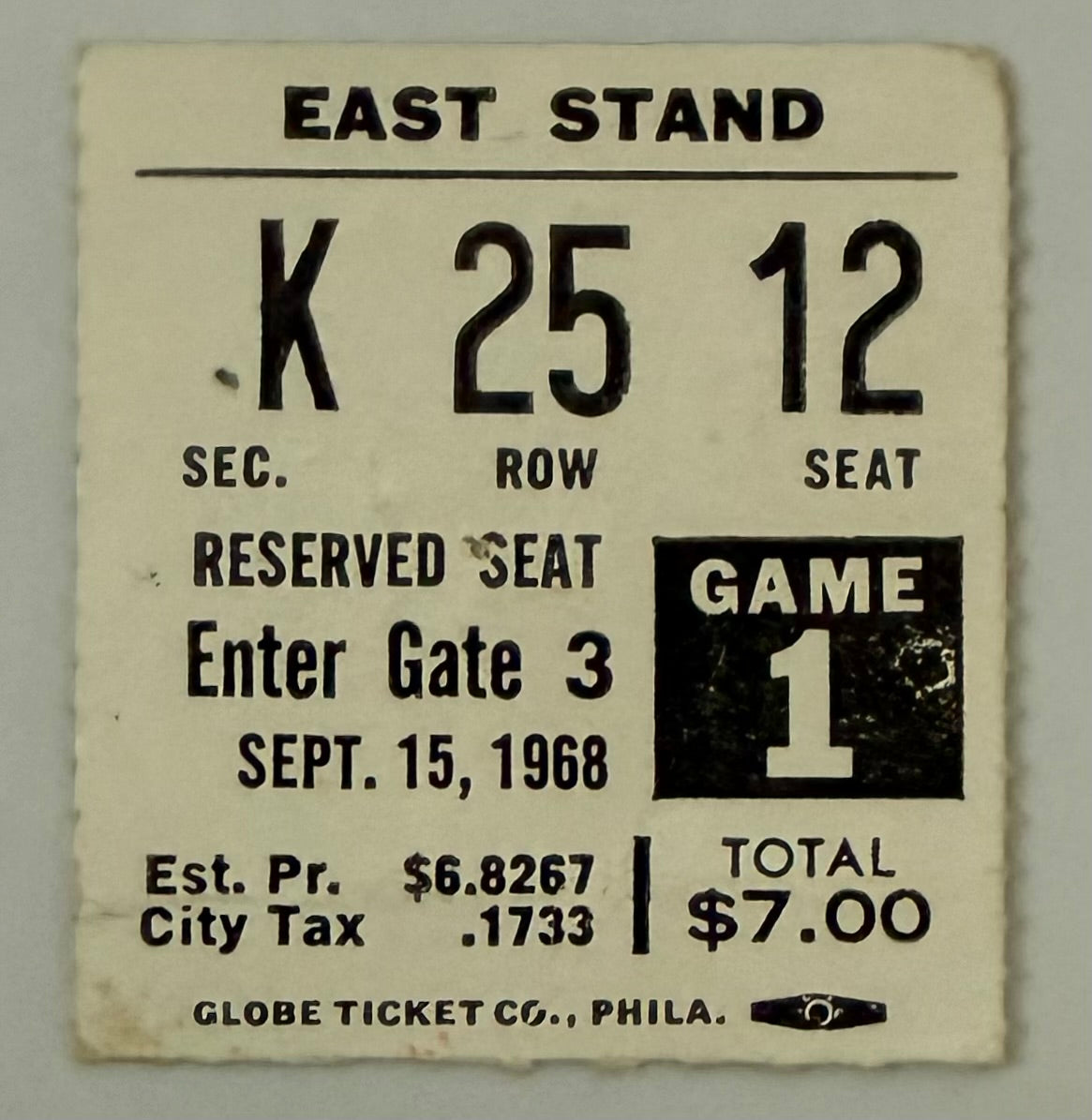 1968 Cincinnati Bengals First Game Ever, September 15, 1968, Game Played at Nippert Stadium