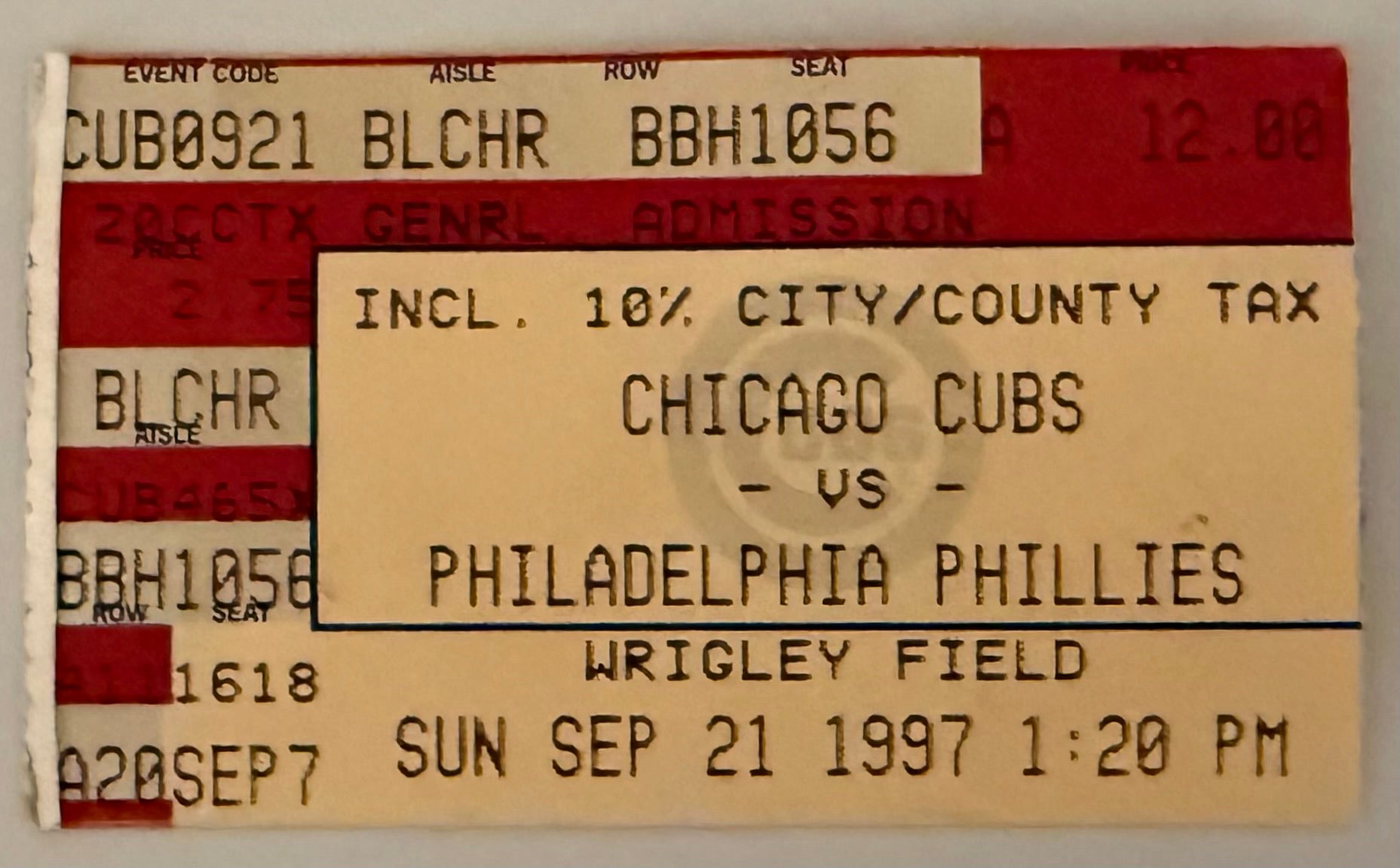 September 21, 1997, Cubs versus Phillies, Ryne Sandburg Final Hit, Harry Caray Final Broadcast