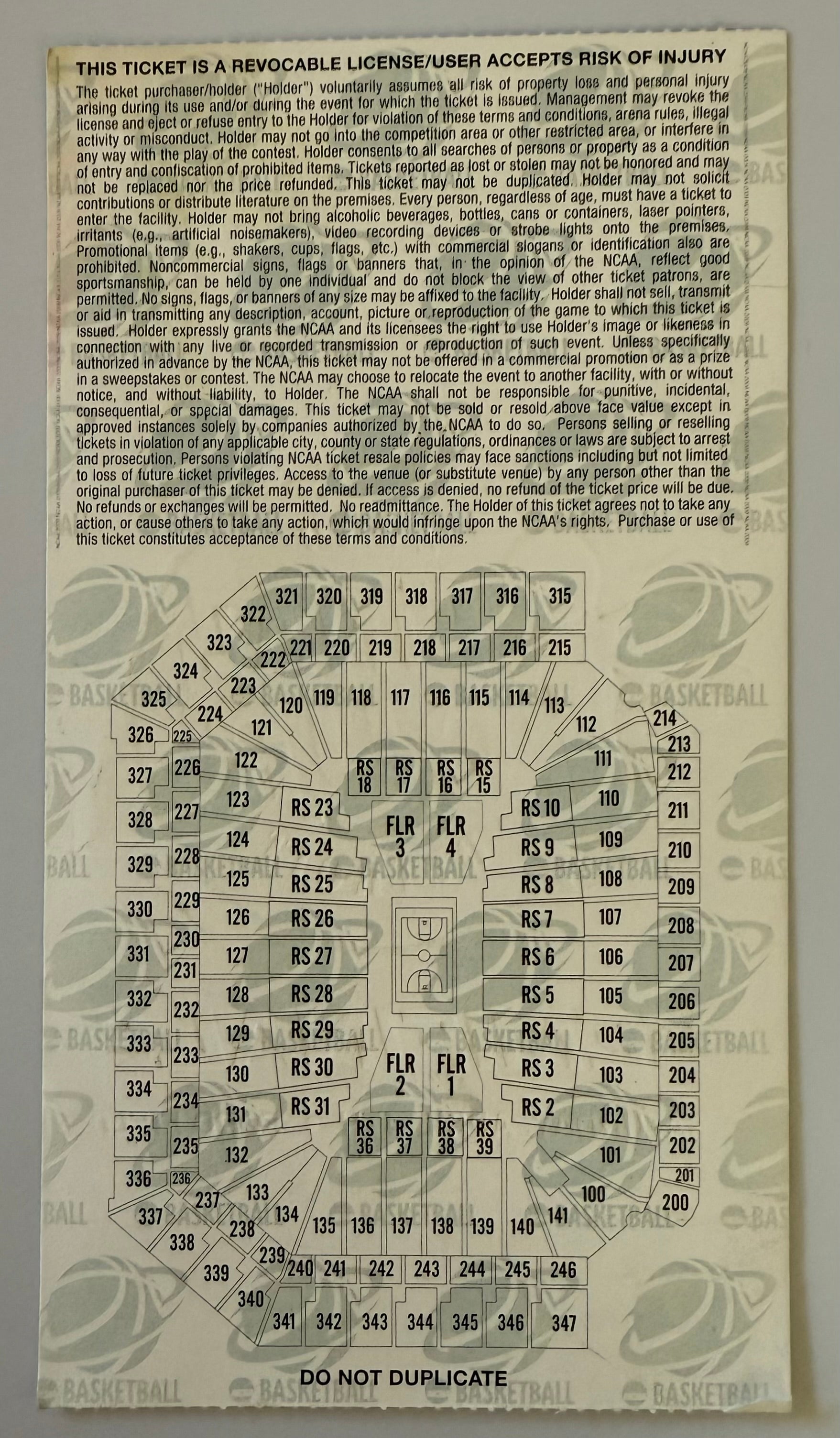 2009 Final Four in Detroit, 4/4/2009 at Ford Field, Michigan State versus North Carolina in the Final