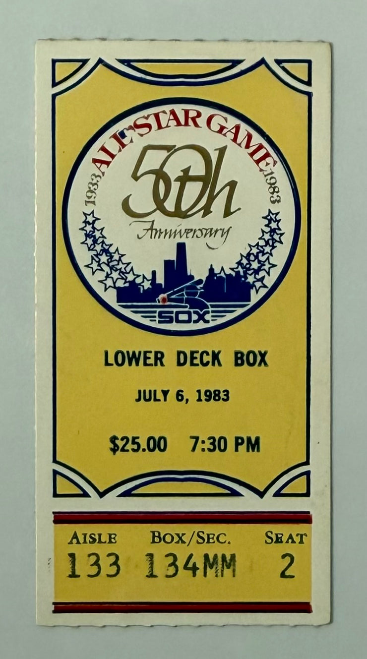 1983 Stub - MLB All-Star Game  50th Anniversary Stub  Played in Chicago