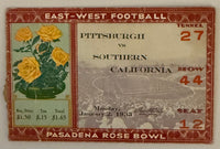 January 2, 1933, Rose Bowl Game, Pittsburgh versus Southern California, Condition