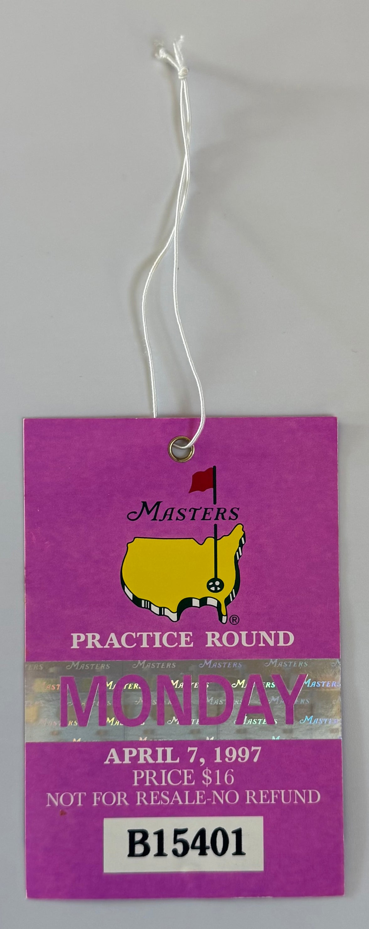 April 7, 1997, Masters, Practice Round, Tiger Wins First Masters