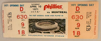 April 10, 1971, Opening Day, Veterans Stadium, Phillies-Good Condition