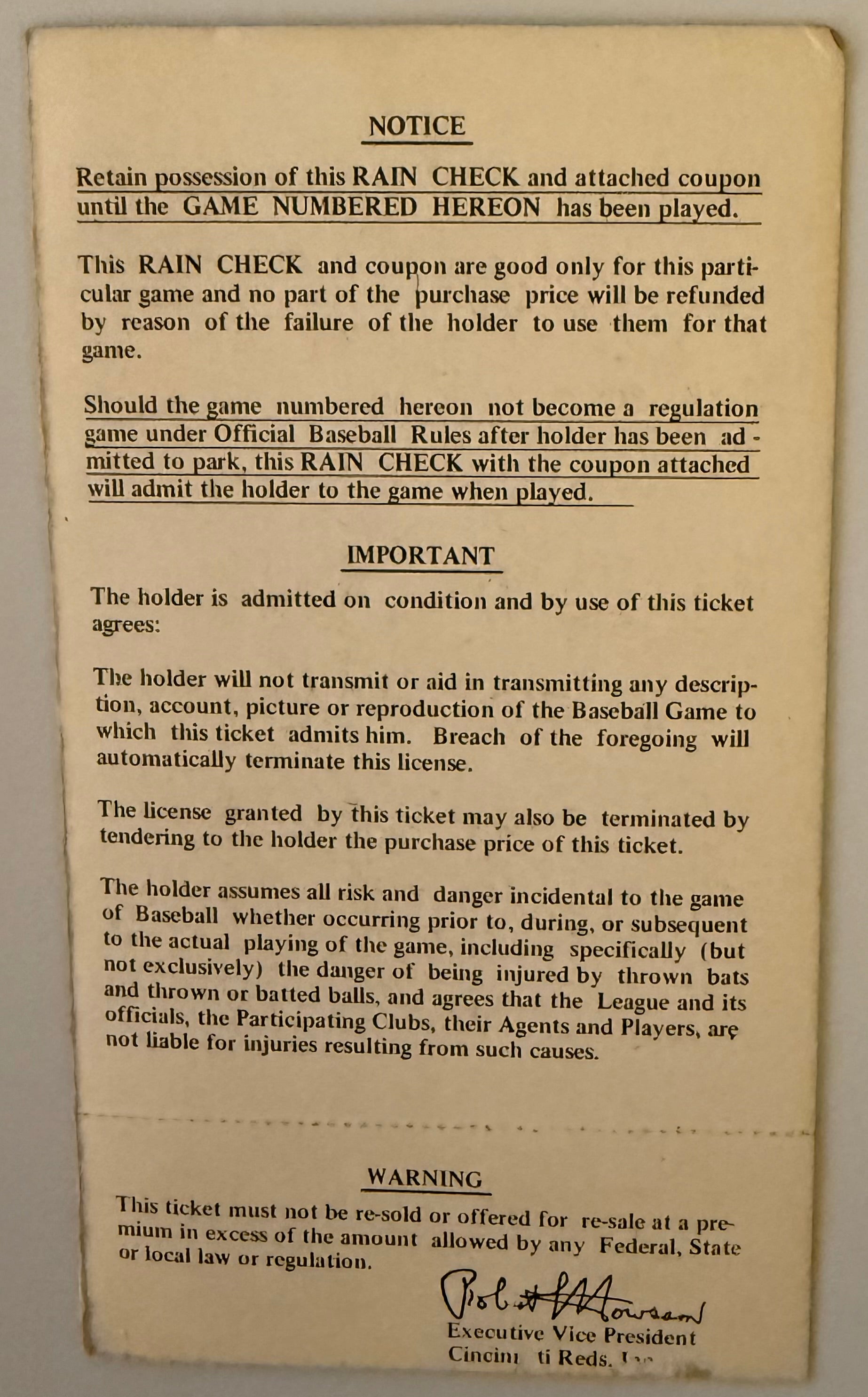 1970 Championship Series Game Three - Cincinnati Reds