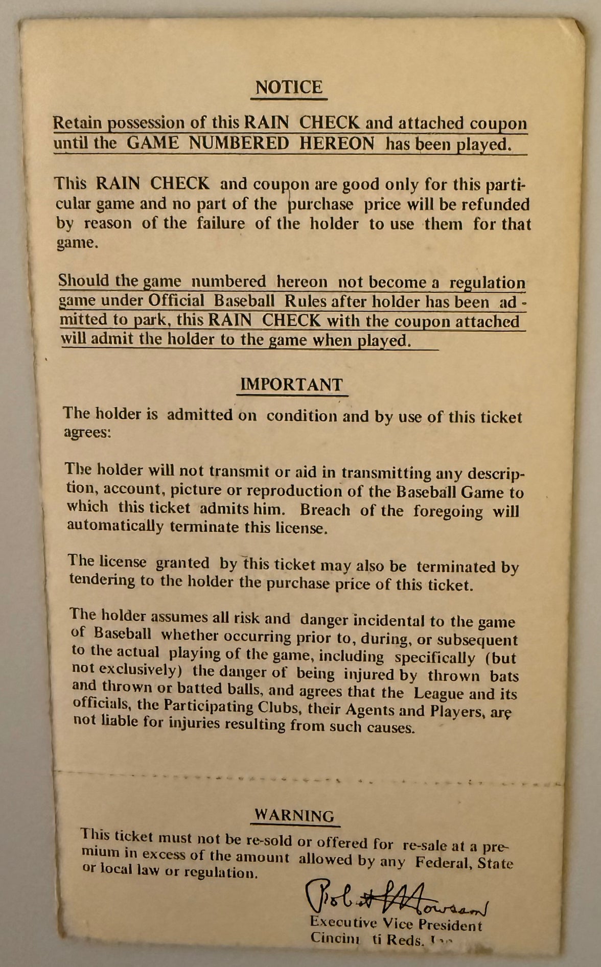 1970 Championship Series Game Three - Cincinnati Reds