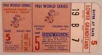 1961 World Series Game Five, Yankees versus Reds, Crosley Field-Cincinnati