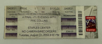 2004 Phil Collins -A Final (?) Evening with Phil Collins at the Staples Center, August 31, 2004