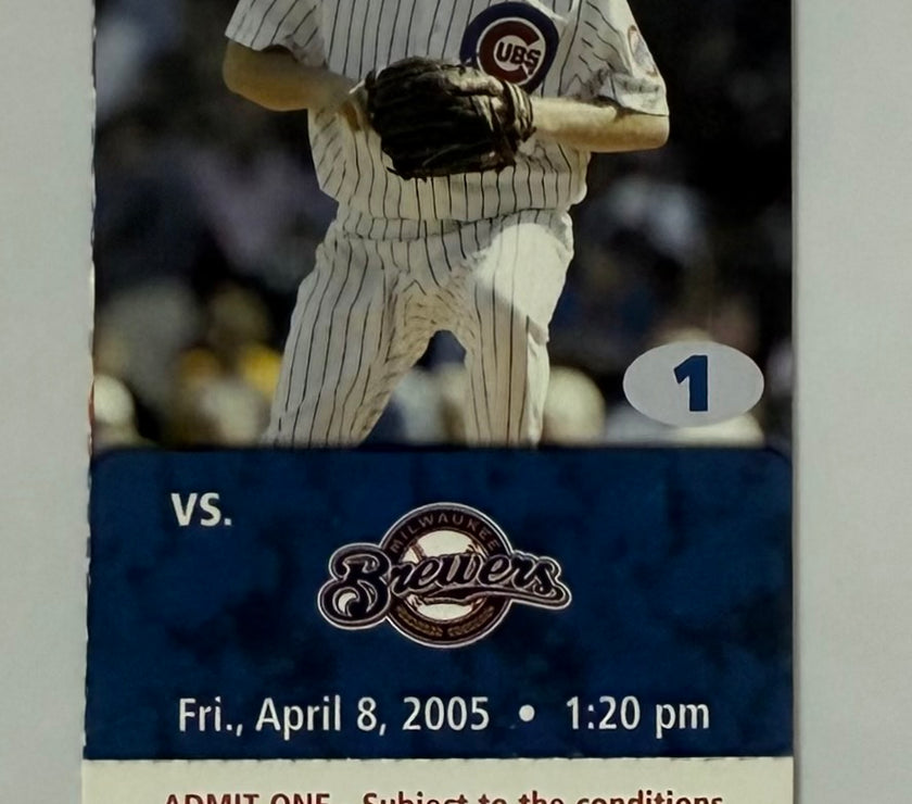 2005 Milwaukee Brewers at Wrigley Field Opening Day, April 8, 2005