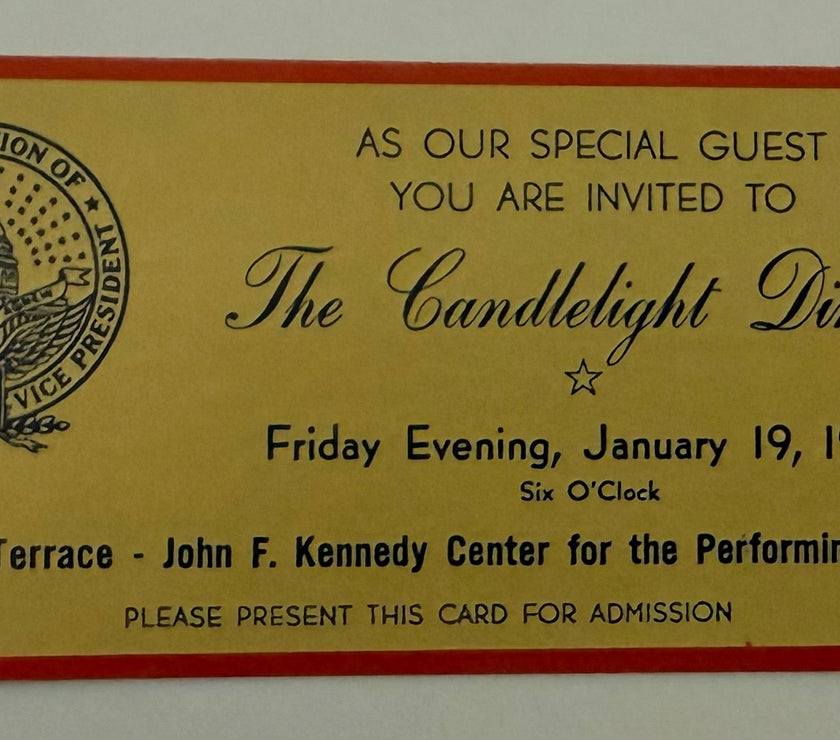 1973 Candlelight Dinner Previous Evening to Inauguration of Richard Nixon, January 19, 1973