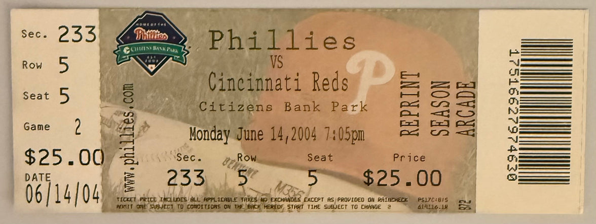 June 14, 2004, Jim Thome, 500 Home Run