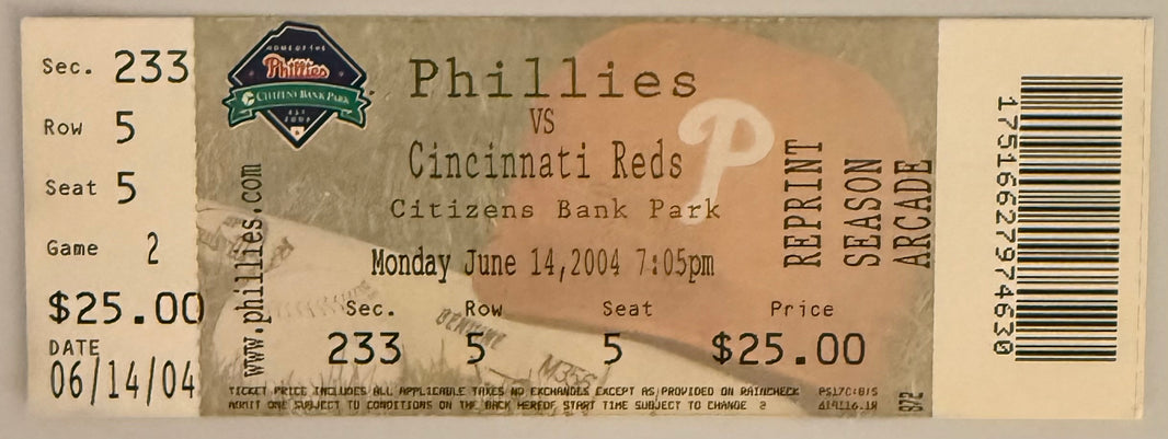 June 14, 2004, Jim Thome, 500 Home Run