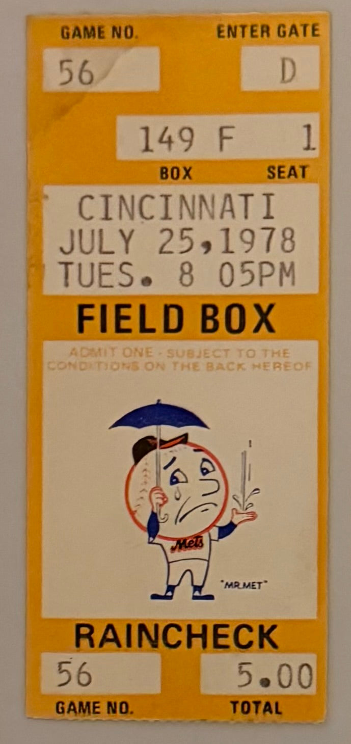July 25, 1978, Rose Sets NL Record for Consecutive Hit Games