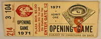 1971 Cincinnati Reds First Opening Day at Riverfront Stadium