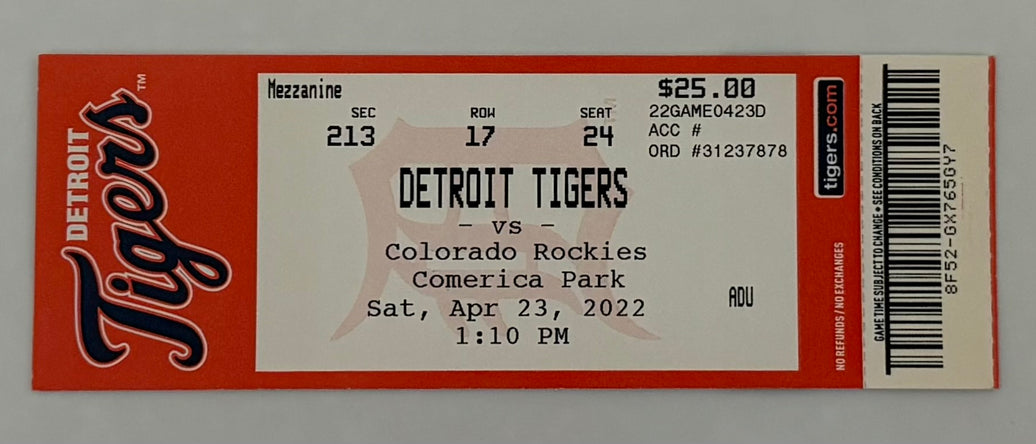 2022 Miguel Cabrera Achieves  Milestone 3000 Hit 4/23/2022