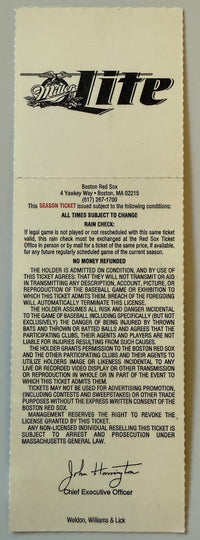 9/26/1999 Dennis Eckersley Final Regular Season Game