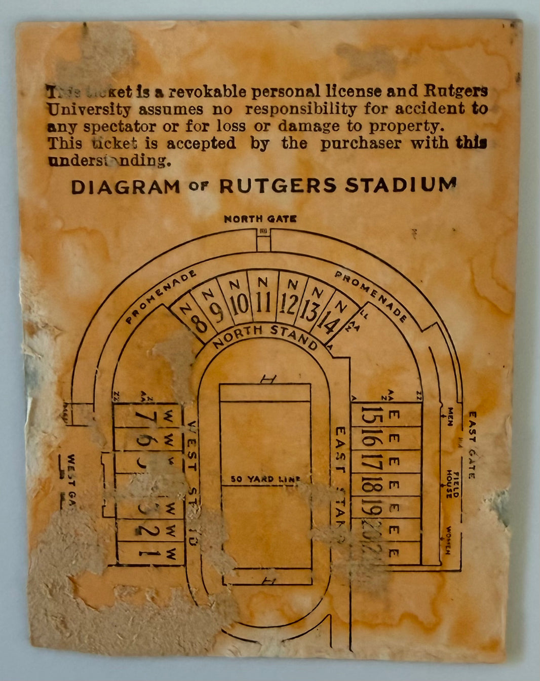 November 9, 1940, Lafayette versus Rutgers