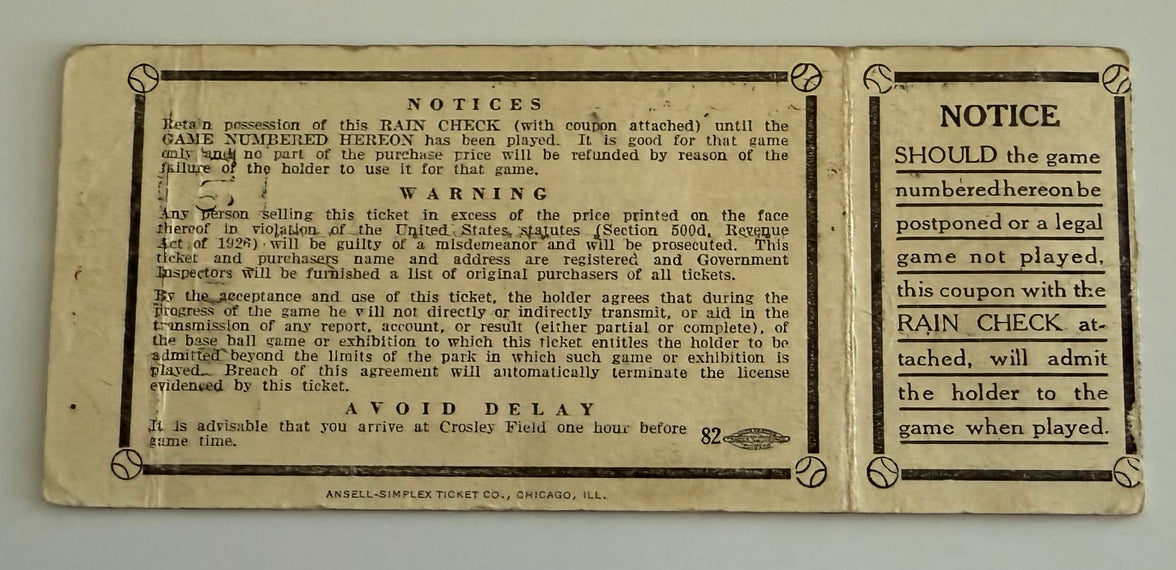1939 World Series, Game 4 at Crosley Field, Yankees Sweep Reds in 4 Games - Clincher!