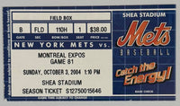 October 3, 2004, Montreal Expos Final Game