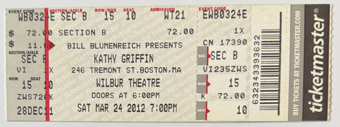 March 24, 2012, Kathy Griffin Stand Up