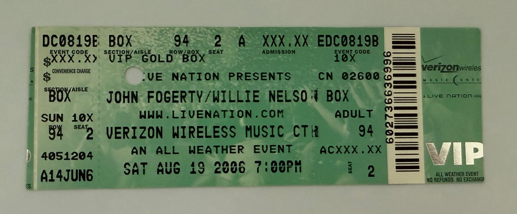 2006 John Fogerty and Willie Nelson, August 19, 2006