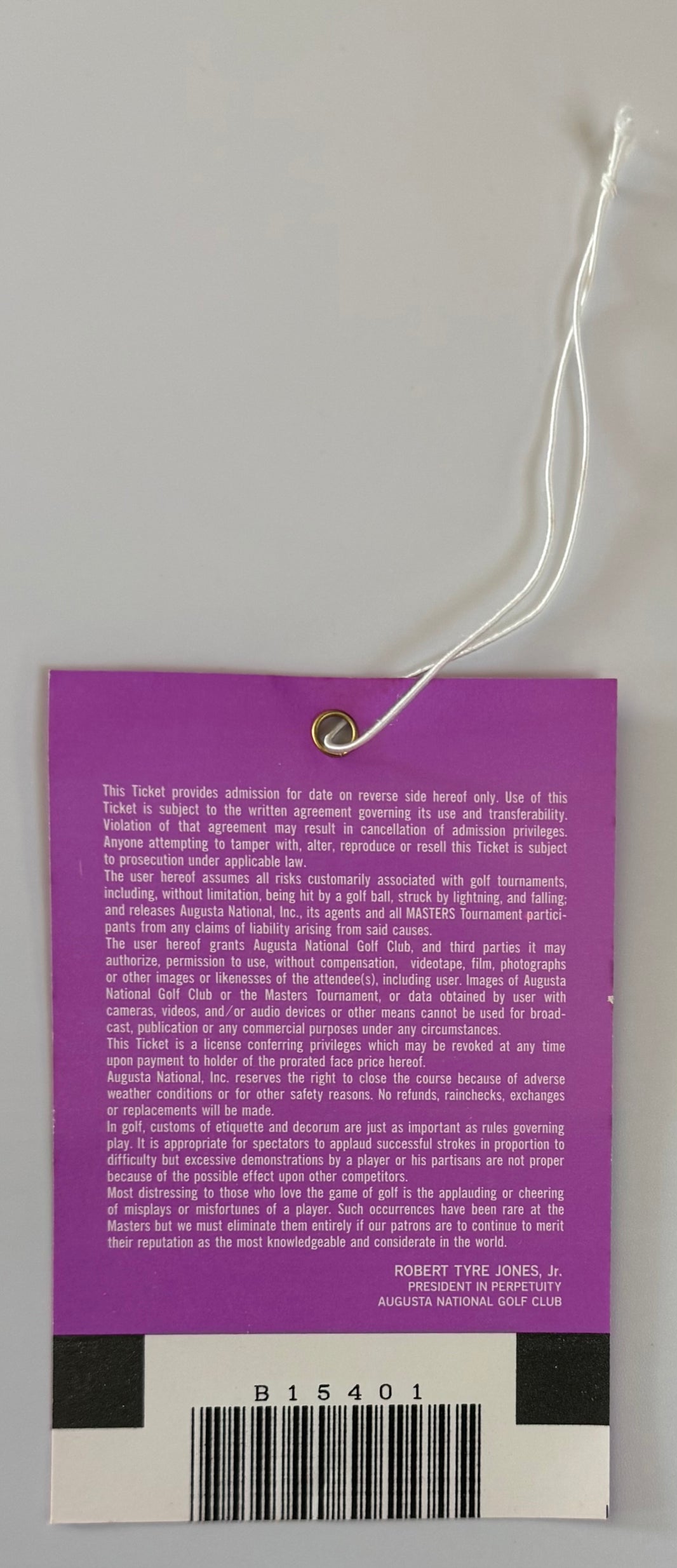 April 7, 1997, Masters, Practice Round, Tiger Wins First Masters