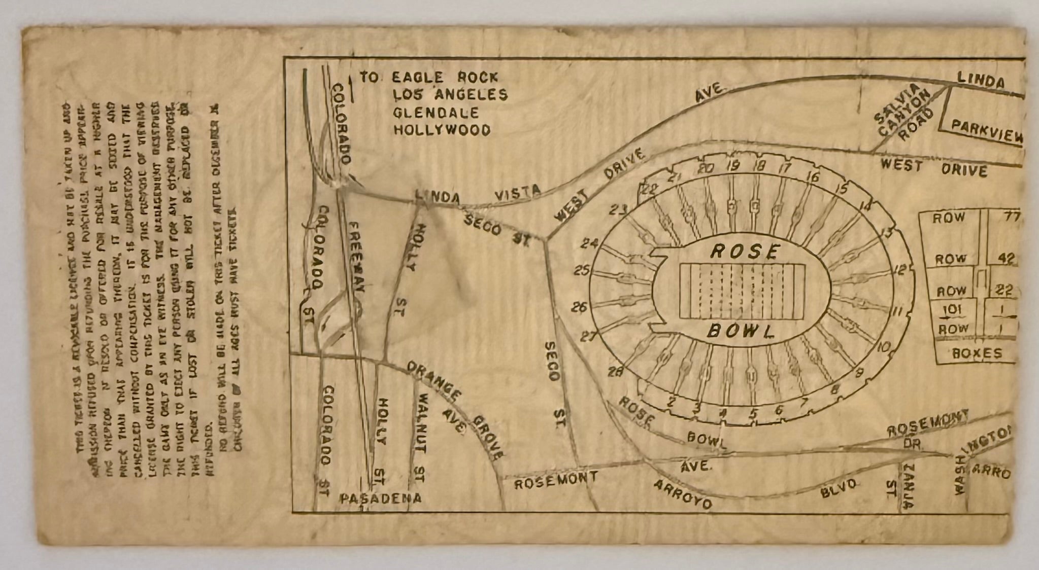 January 2, 1956, Rose Bowl Game, UCLA versus Michigan State