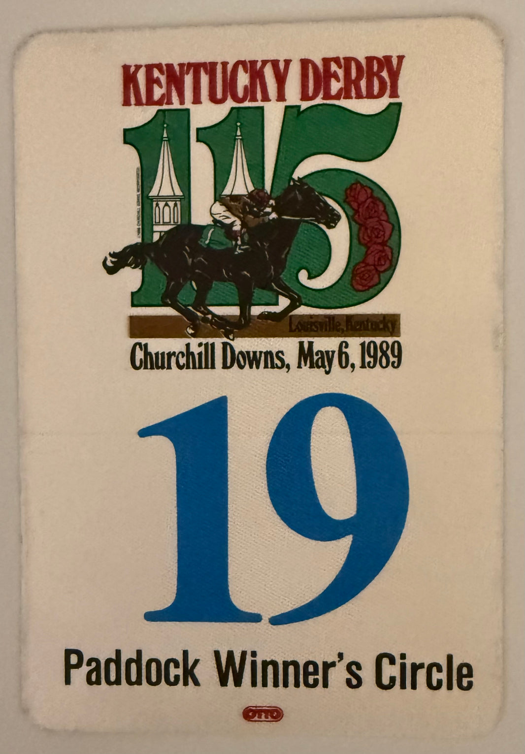 May 6, 1989, Kentucky Derby Winners Circle