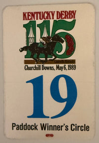 May 6, 1989, Kentucky Derby Winners Circle