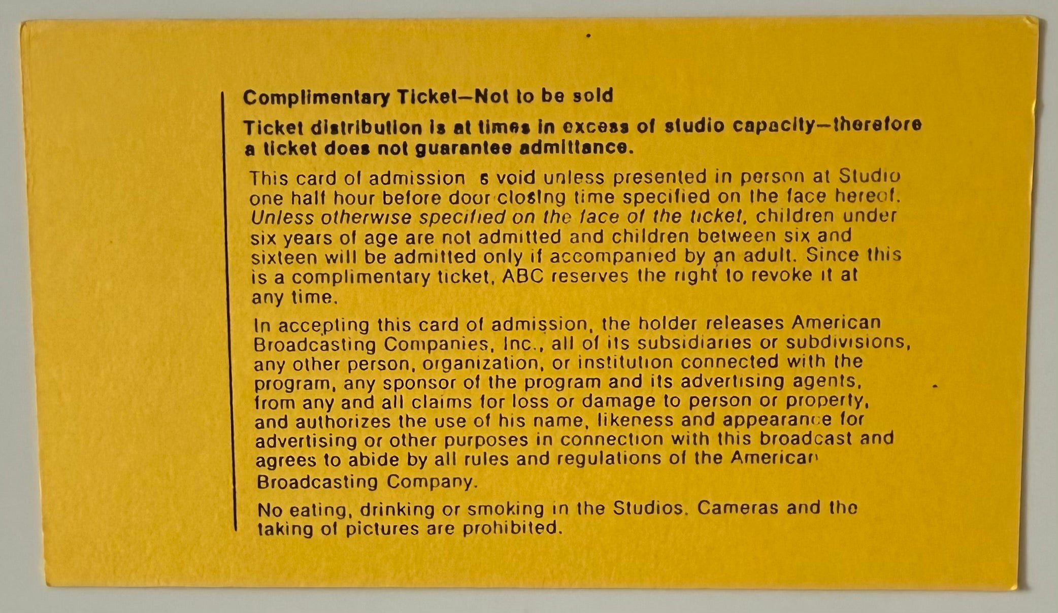 August 18, 1978, Taxi Show Taping