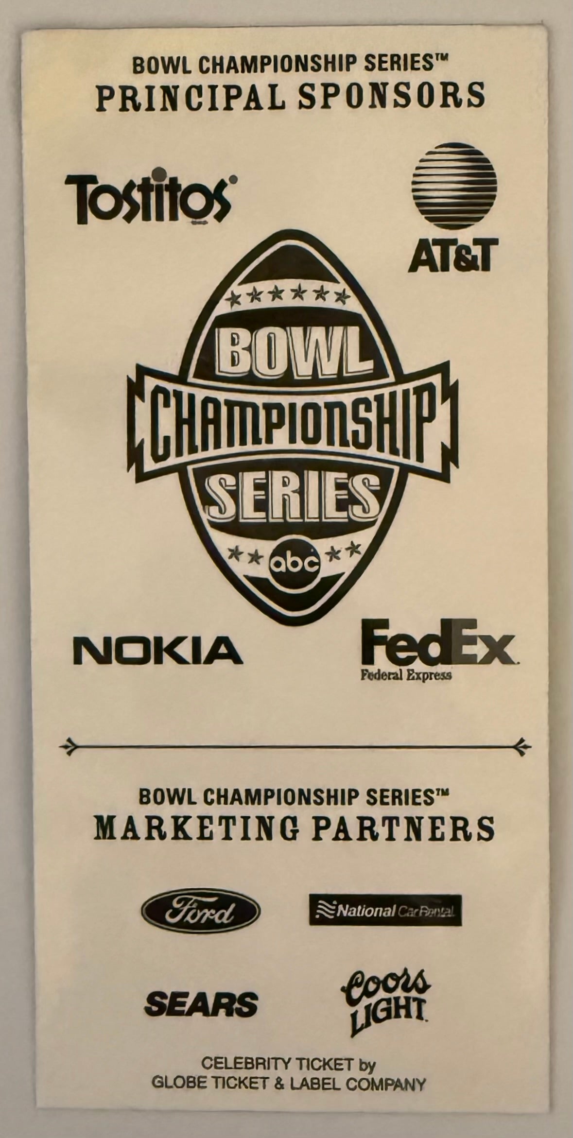 January 1, 1999, Rose Bowl Game, Wisconsin versus UCLA (C)
