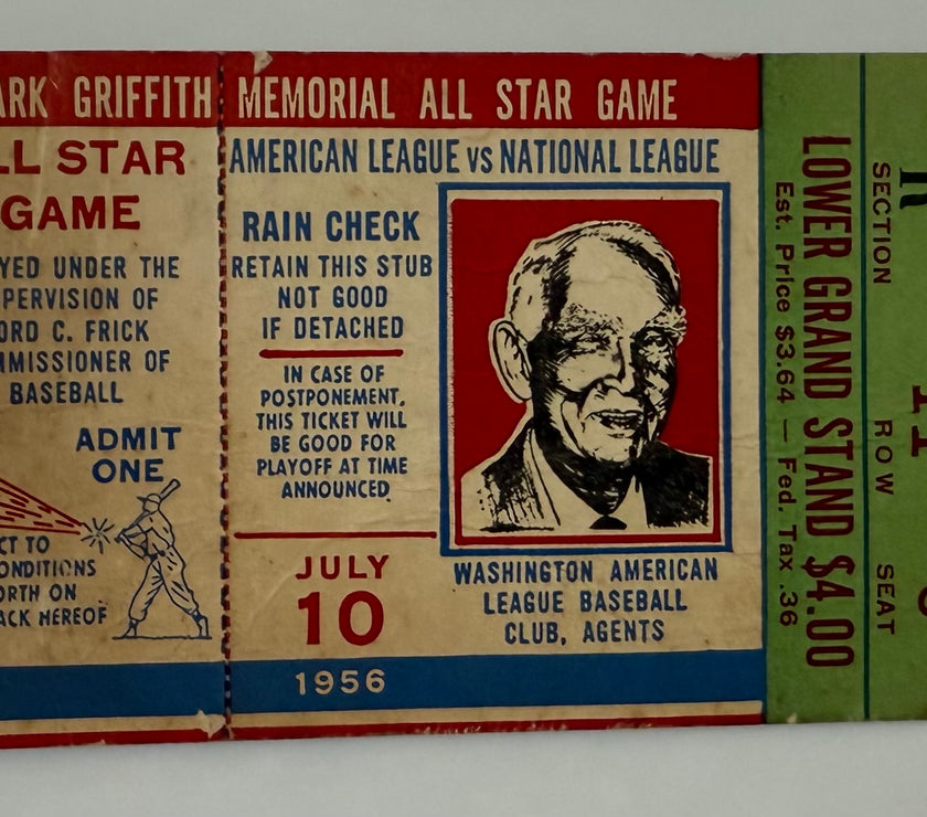 1956 - National League wins All Star Game 7-3 as Stan Musial Hits a Home Run, 7/10/56
