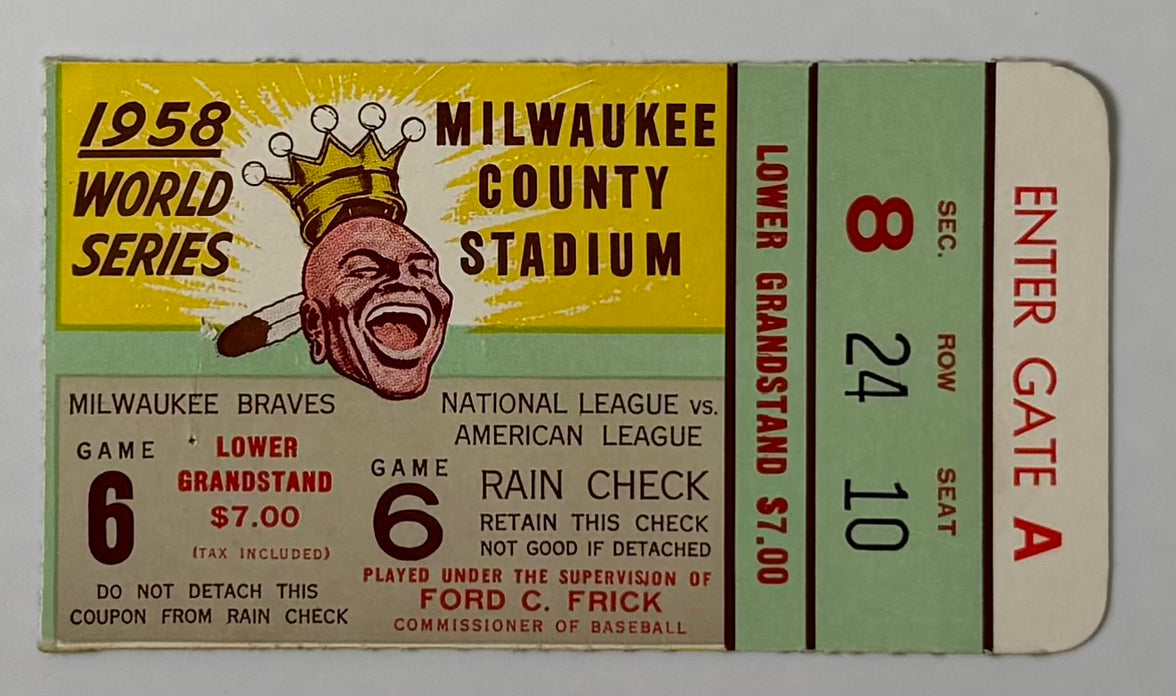 1958 World Series Game 6 at Milwaukee County Stadium