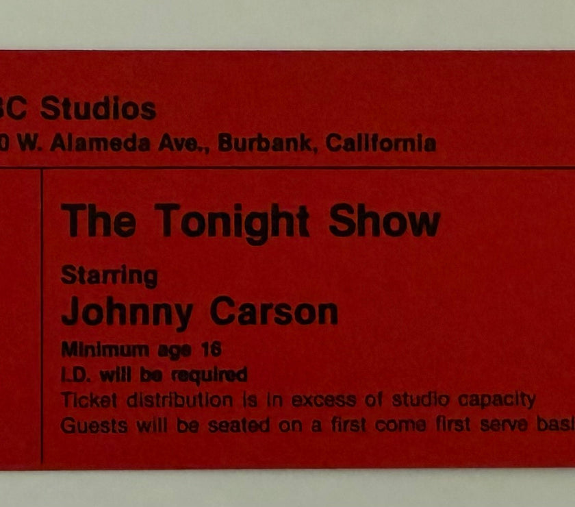 1987 Tonight Show with Johnny Carson, October 27, 1987