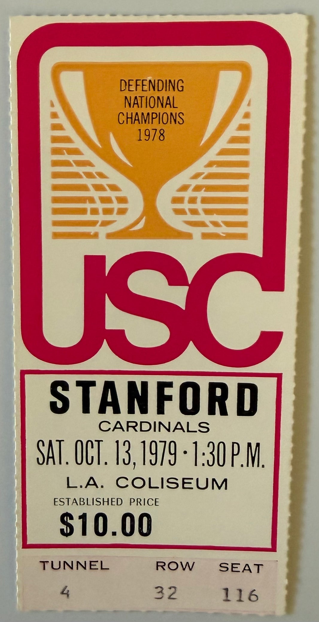 October 13, 1979, USC versus Stanford, John Elway
