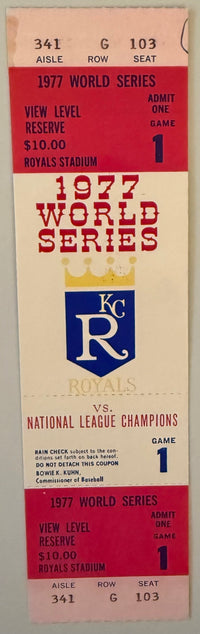1977 World Series Phantom, Game 1, Kansas City Royals