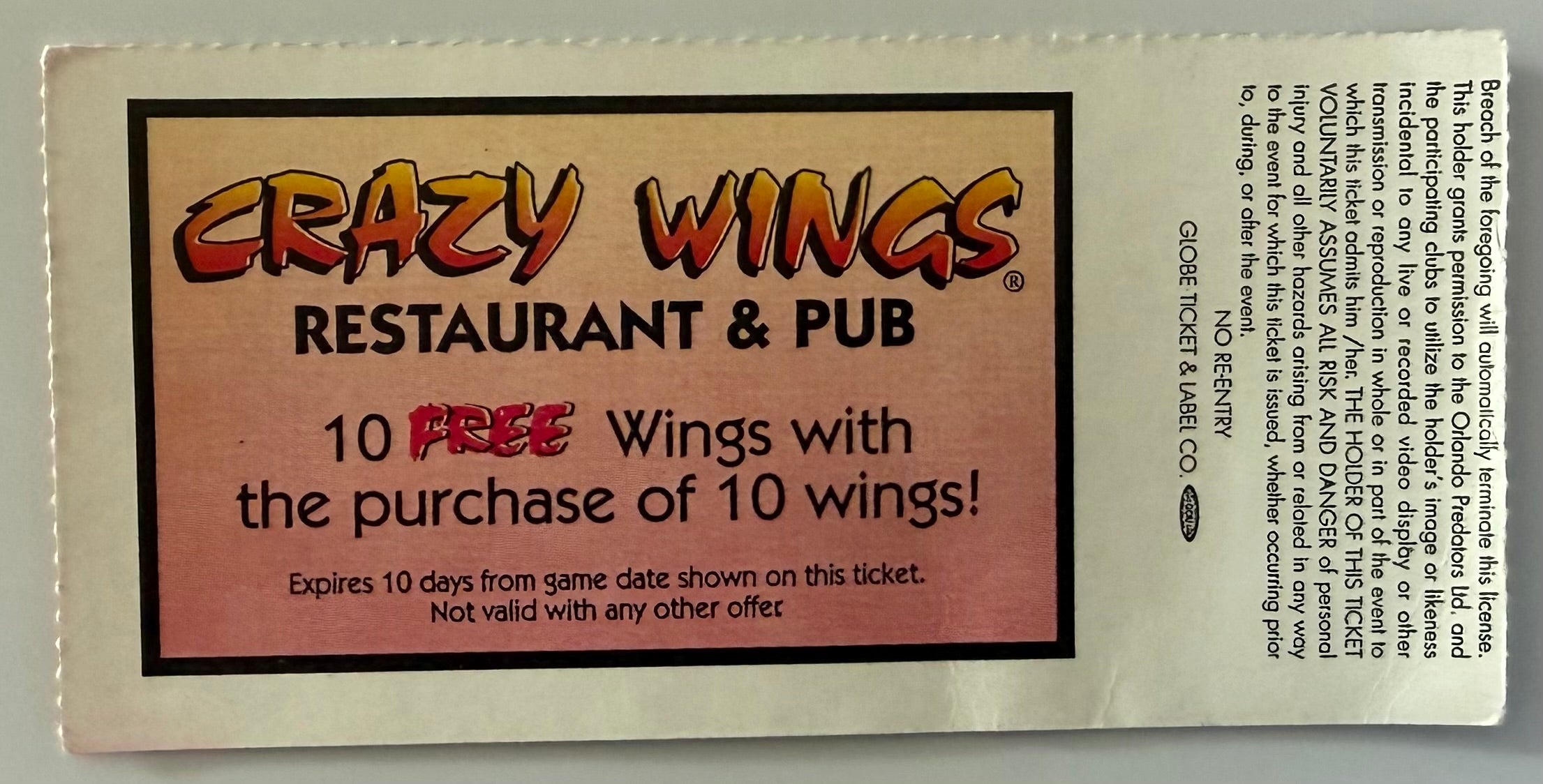 June 21, 1996, Orlando Predators versus Iowa Barnstormers, Arena Football League