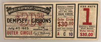 July 4, 1923, Dempsey - Gibbons Heavyweight Fight, The Fight that Broke a Town