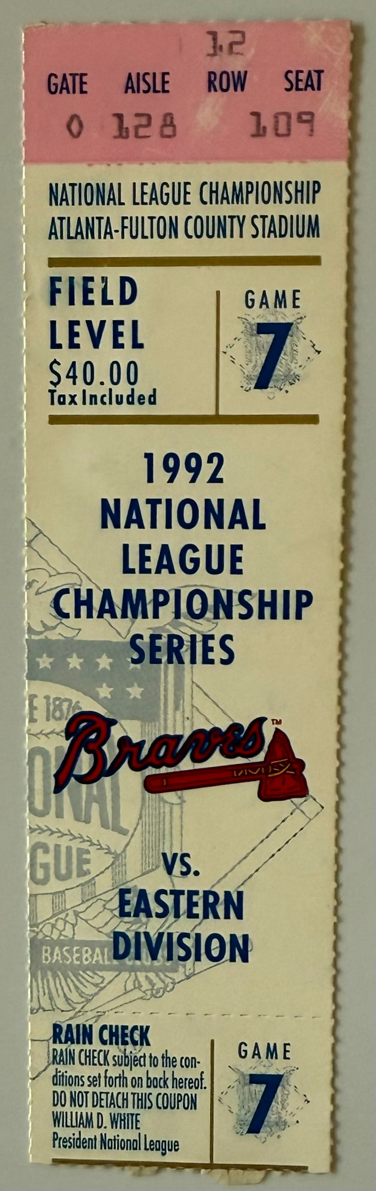 1992 NLCS Sid Bream Slides into Home to Win the Pennant for Atlanta, 10/14/92