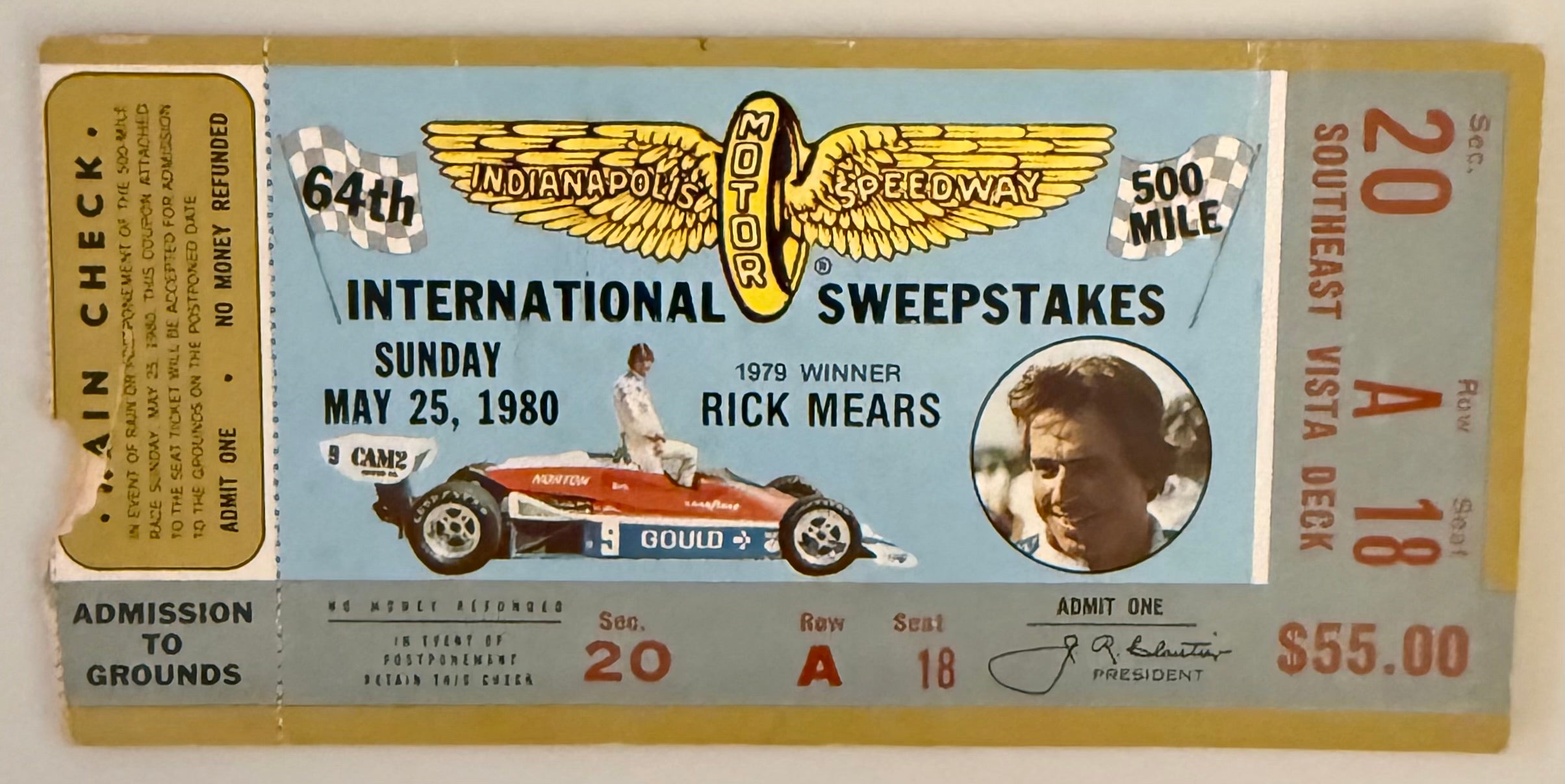 May 25, 1980, 64th Indianapolis 500