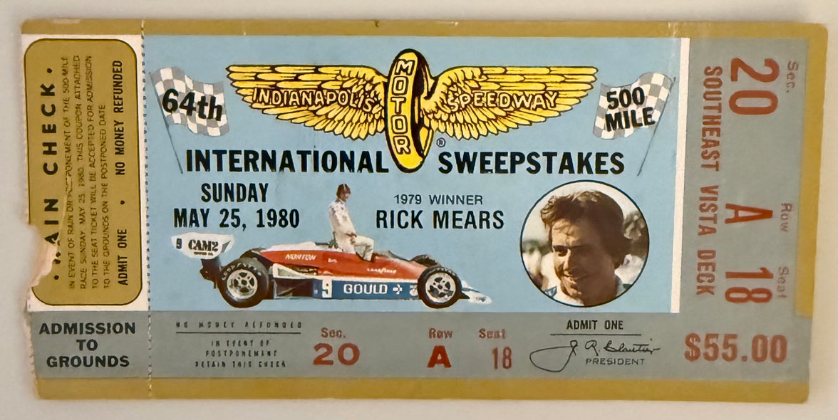 May 25, 1980, 64th Indianapolis 500