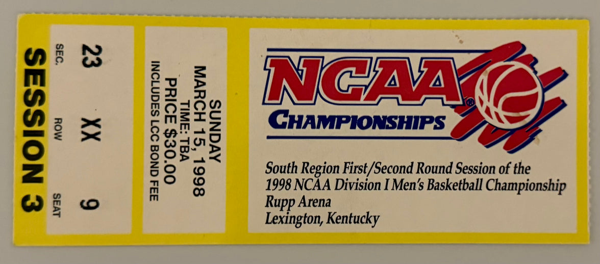 3/15/98 NCAA 1st/2nd Round Finals, Rupp Arena, Session 3